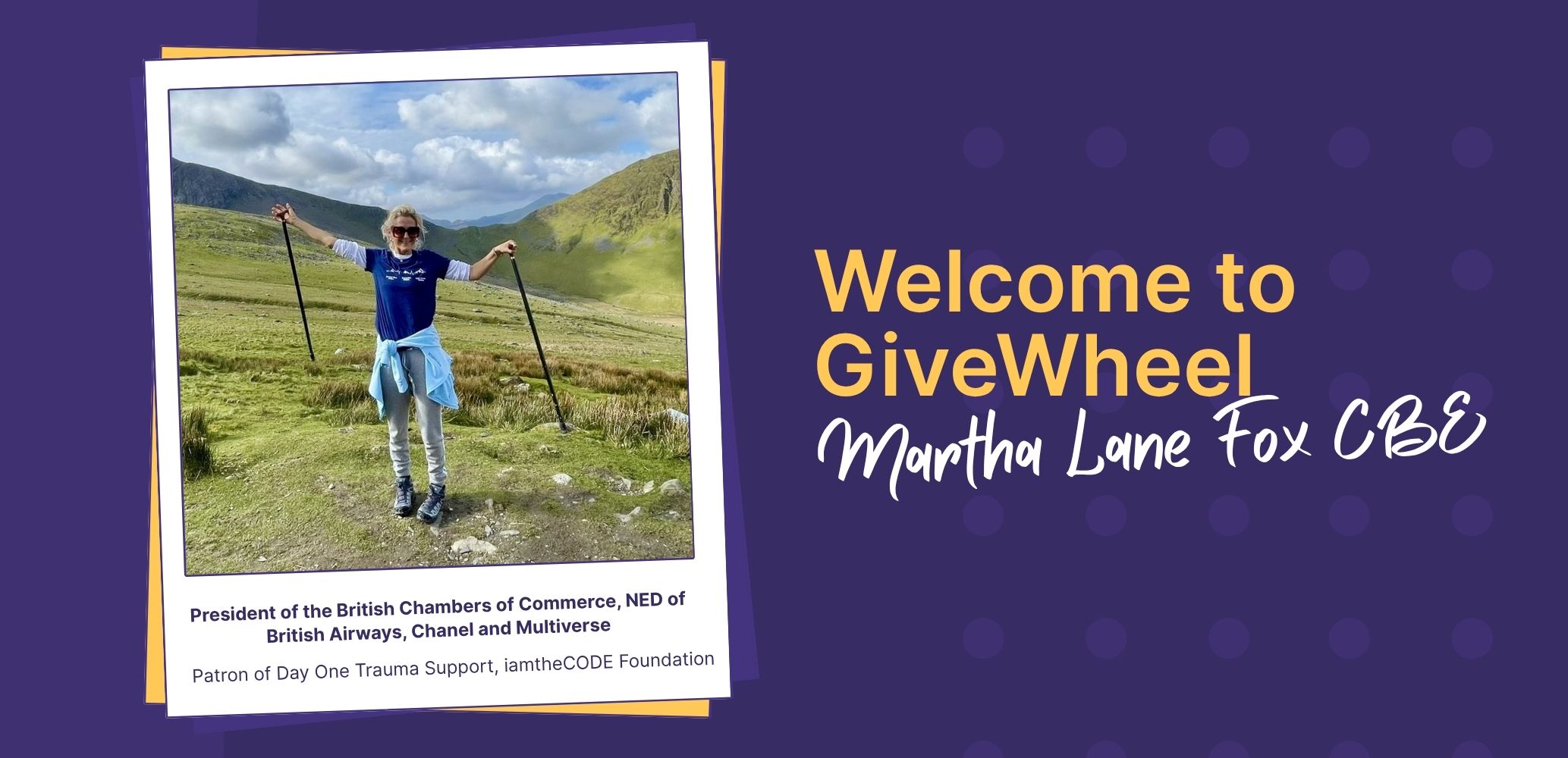 Martha Lane Fox joins GiveWheel