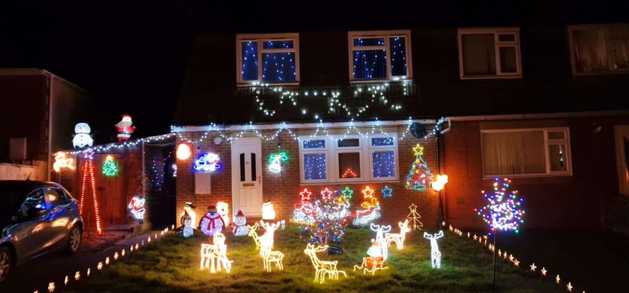 FURZEHILL CHARD & HARDY COURT  CREWKERNE CHRISTMAS LIGHT DISPLAY 2024