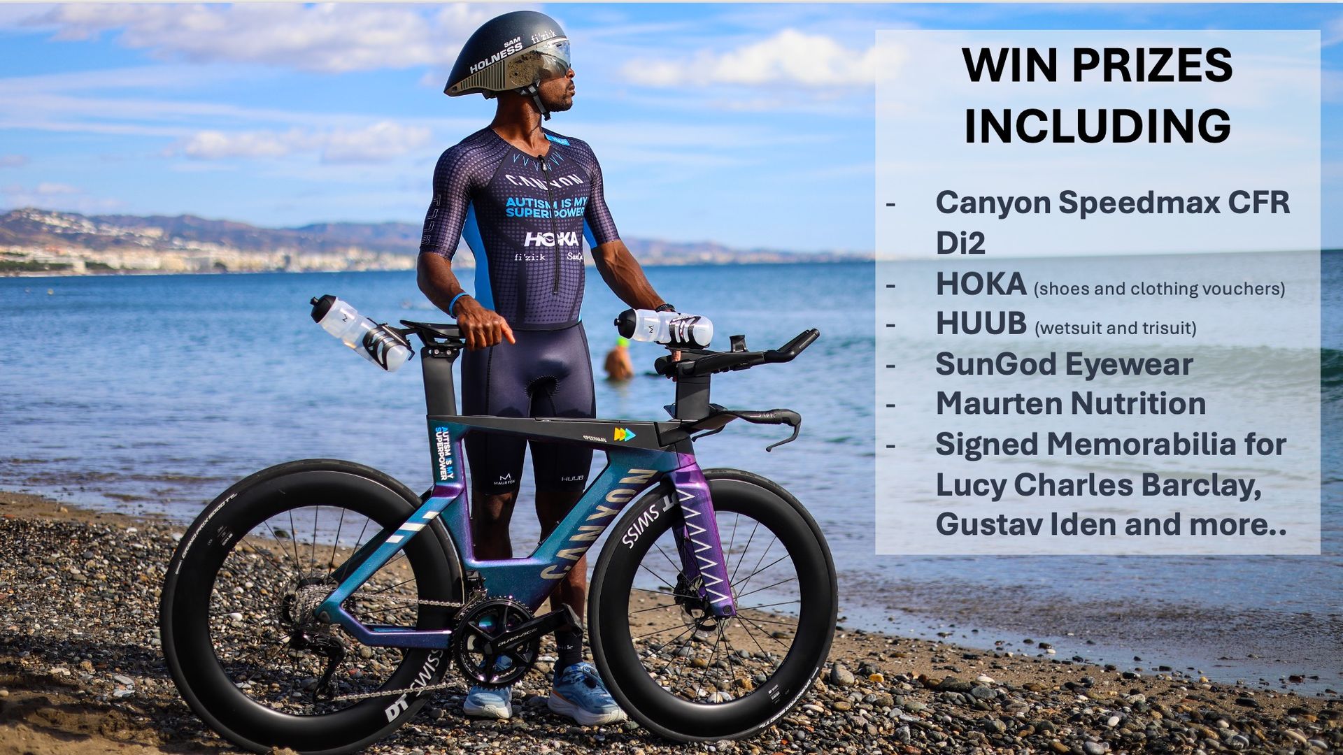 Super Sam Holness Ironman 70.3 World Championship Charity Fundraiser for Ambitious About Autism and Superheroes Foundation