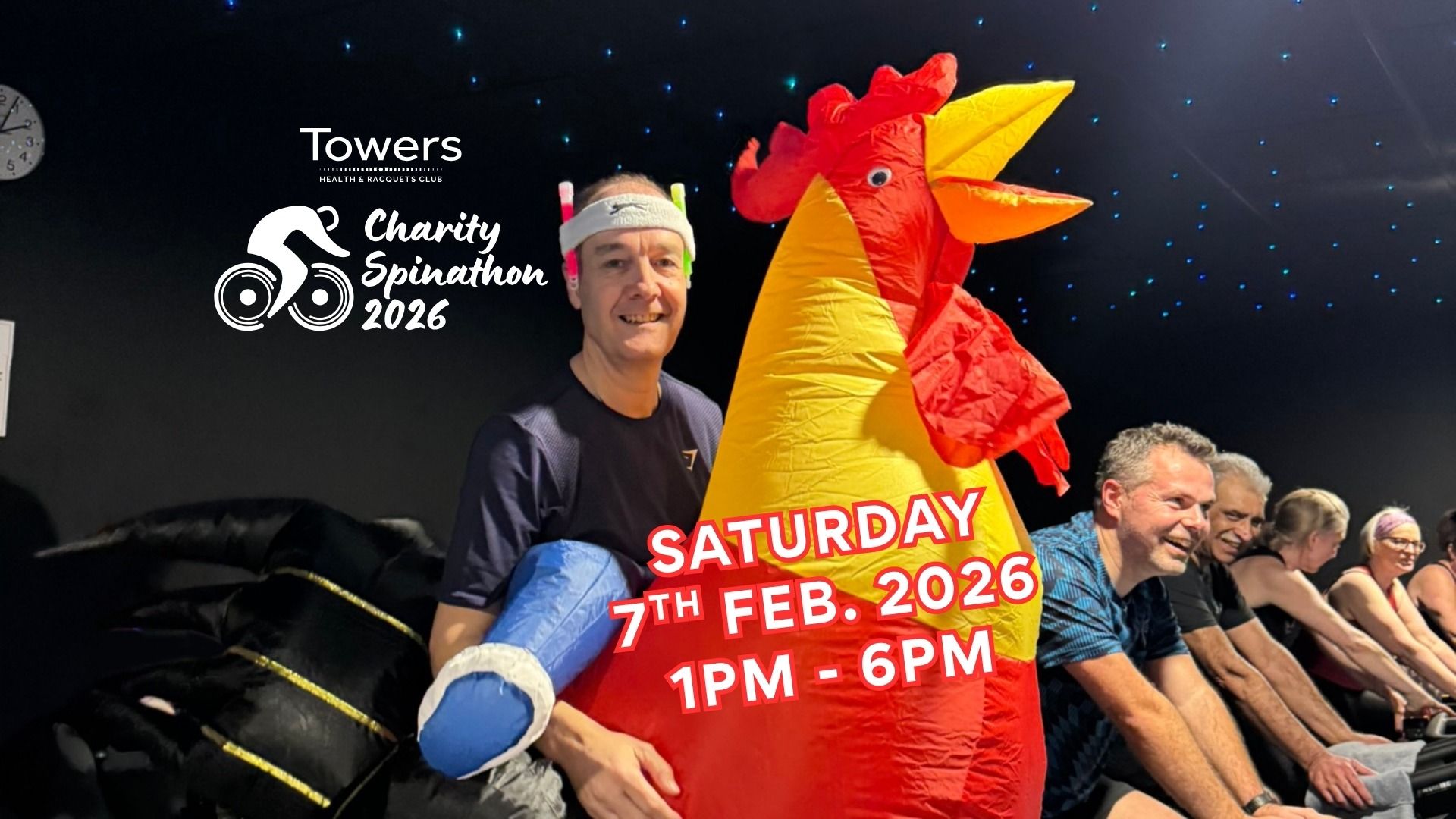 Club Towers Charity Spinathon 2026