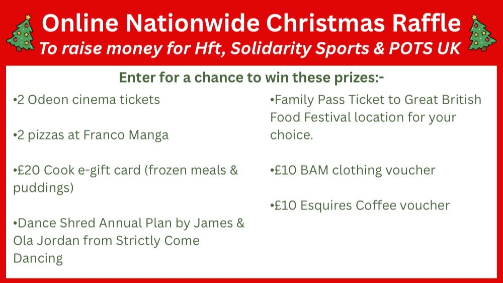 20 in 2025 Online Christmas Raffle