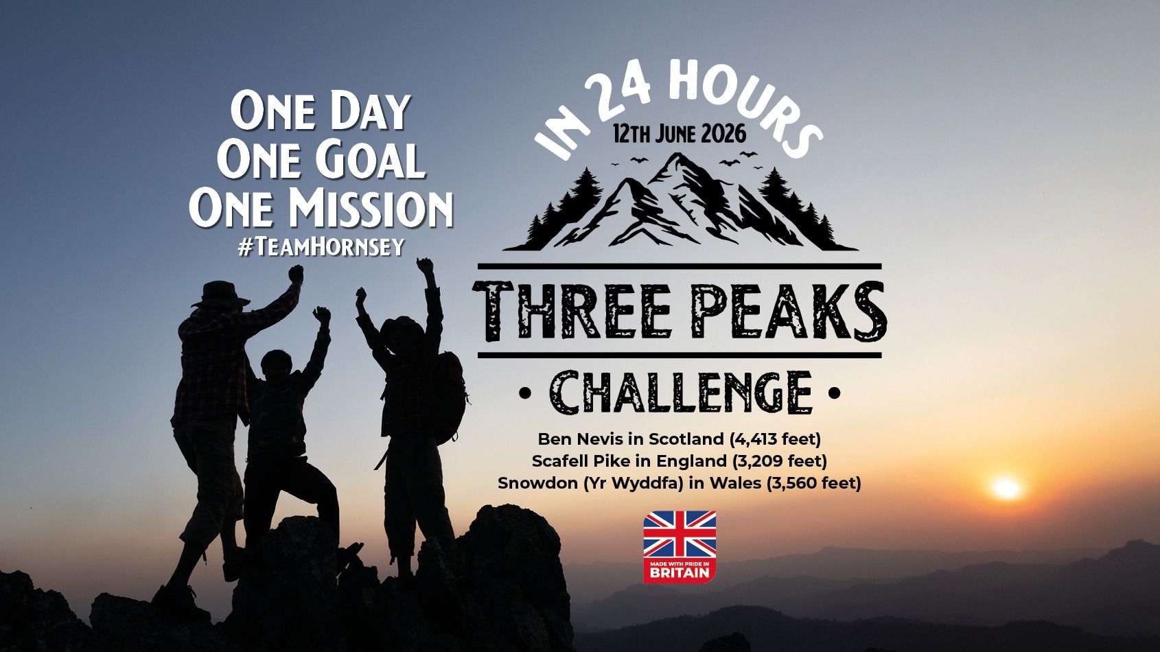 #TeamHornsey Three Peaks Challenge