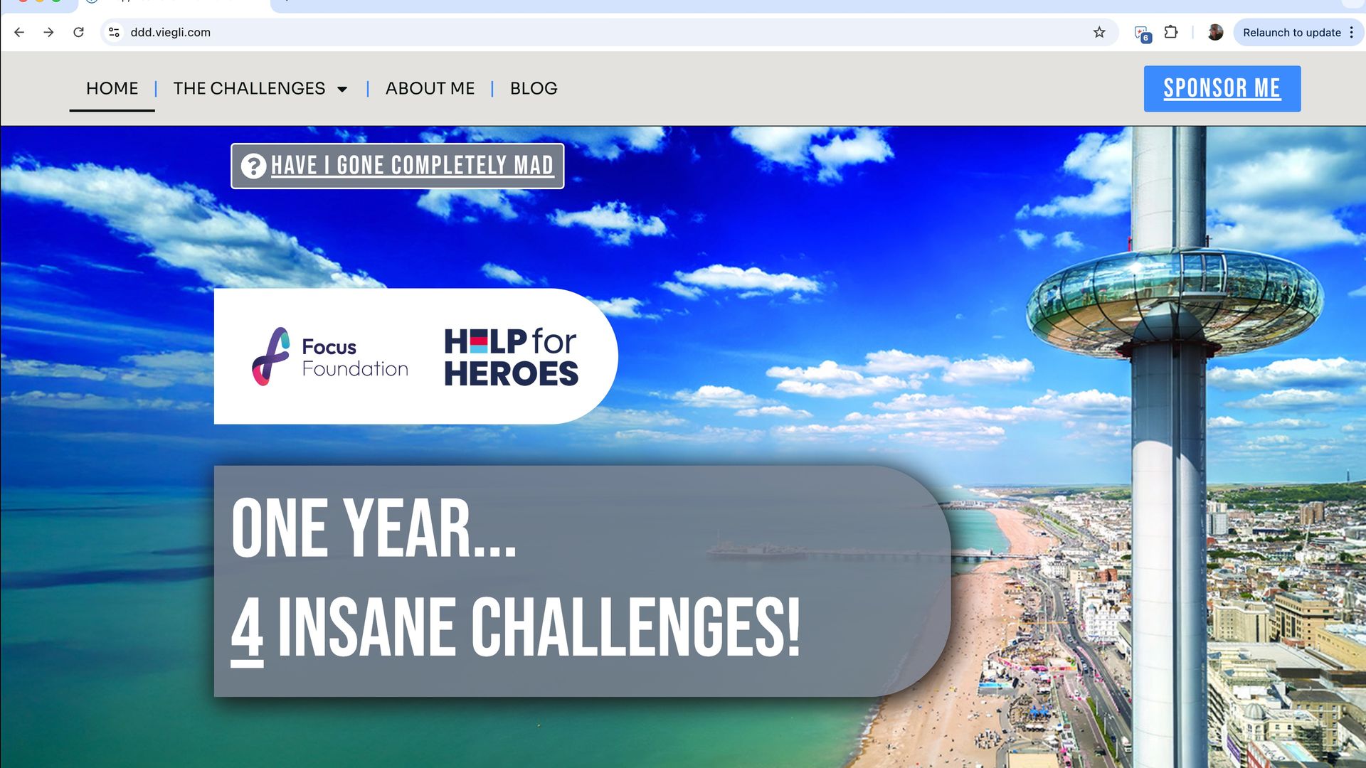 One year - 4 mad challenges