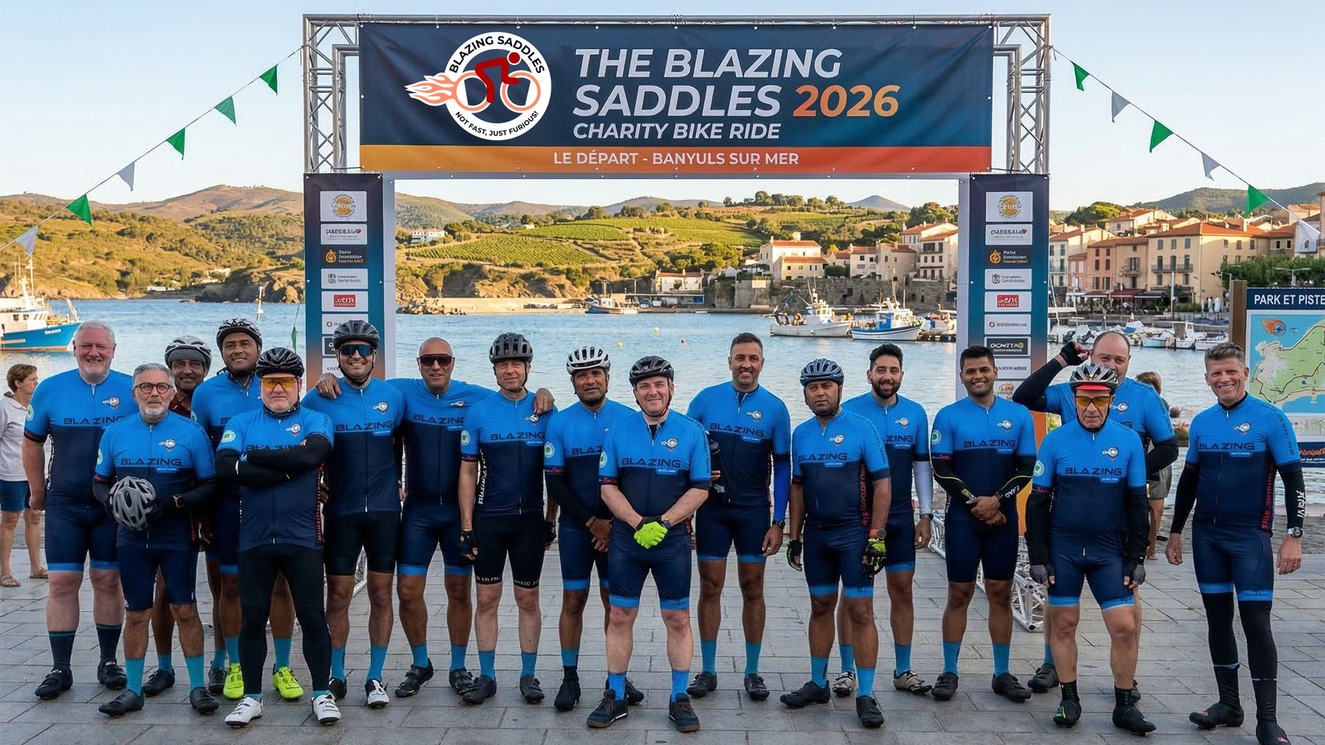 Blazing Saddles 2026 Charity Ride: Banyuls-sur-Mer to Barcelona
