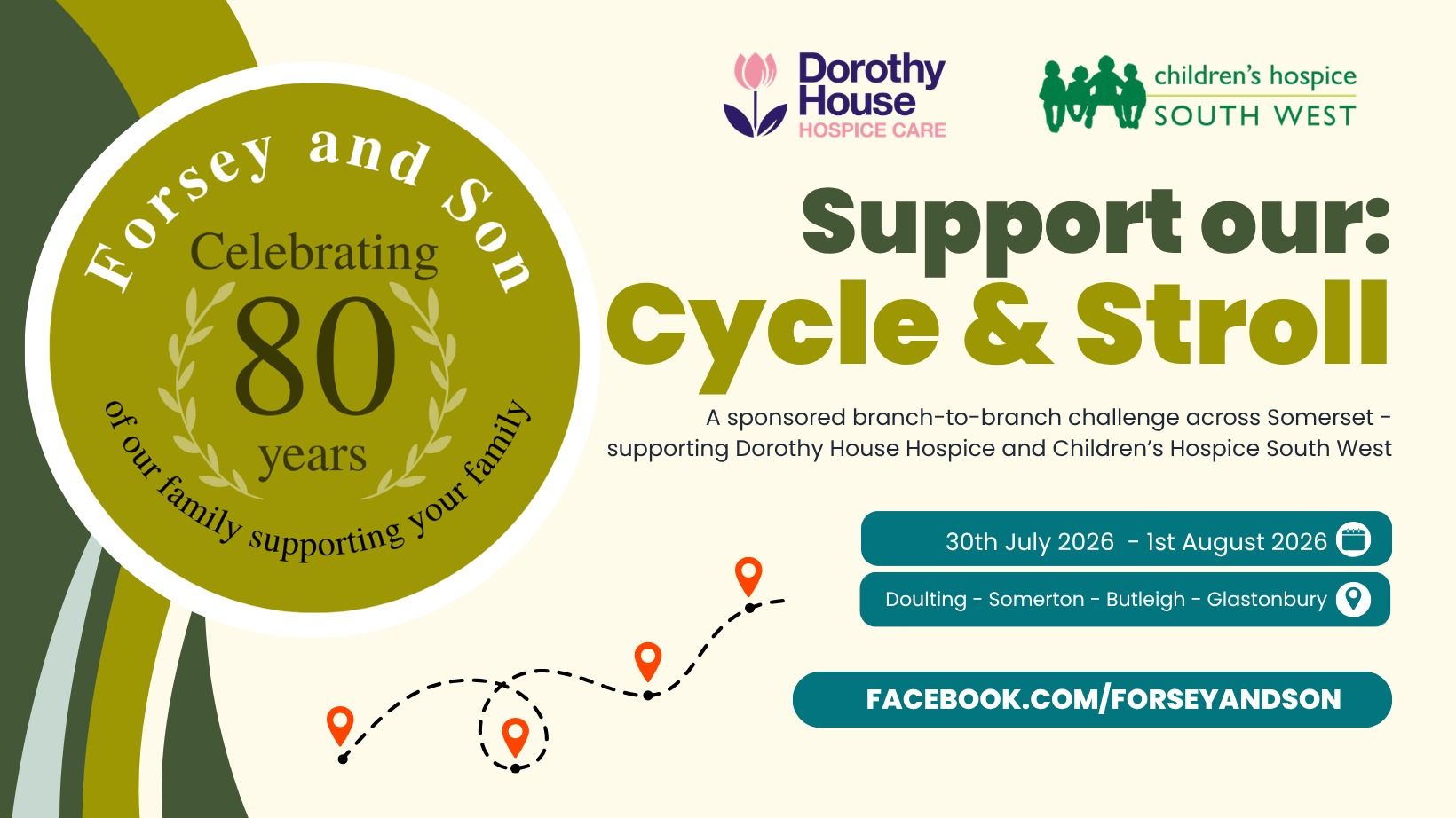 Cycle & Stroll - Forsey and Son at 80
