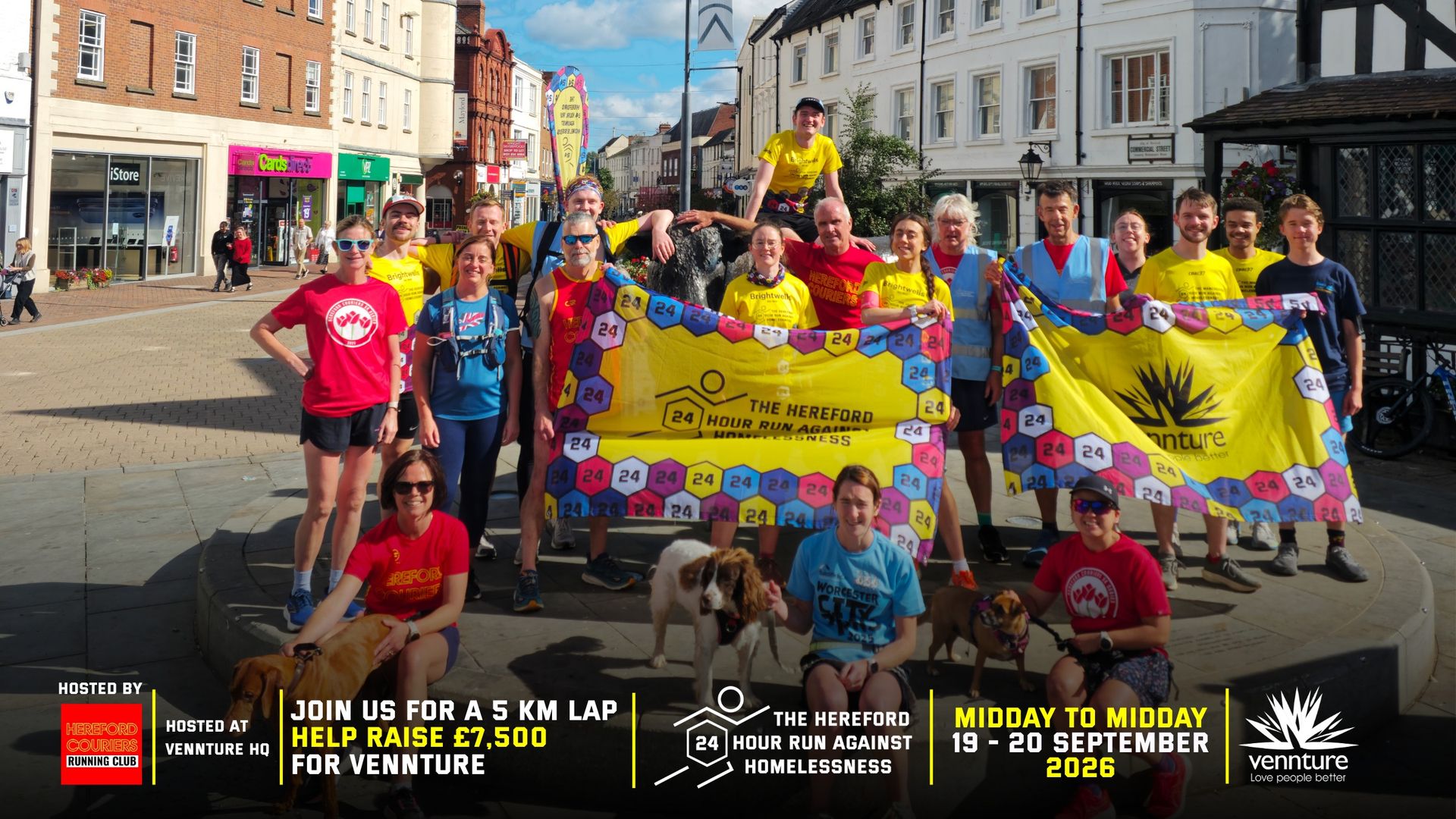 The Hereford 24 Hour Run Against Homelessness 2026