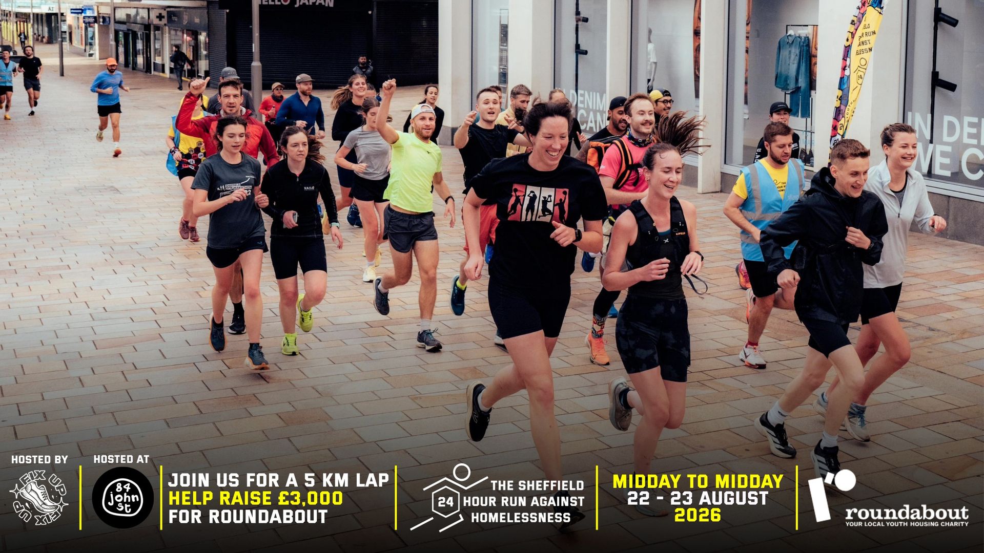 The Sheffield 24 Hour Run Against Homelessness 2026