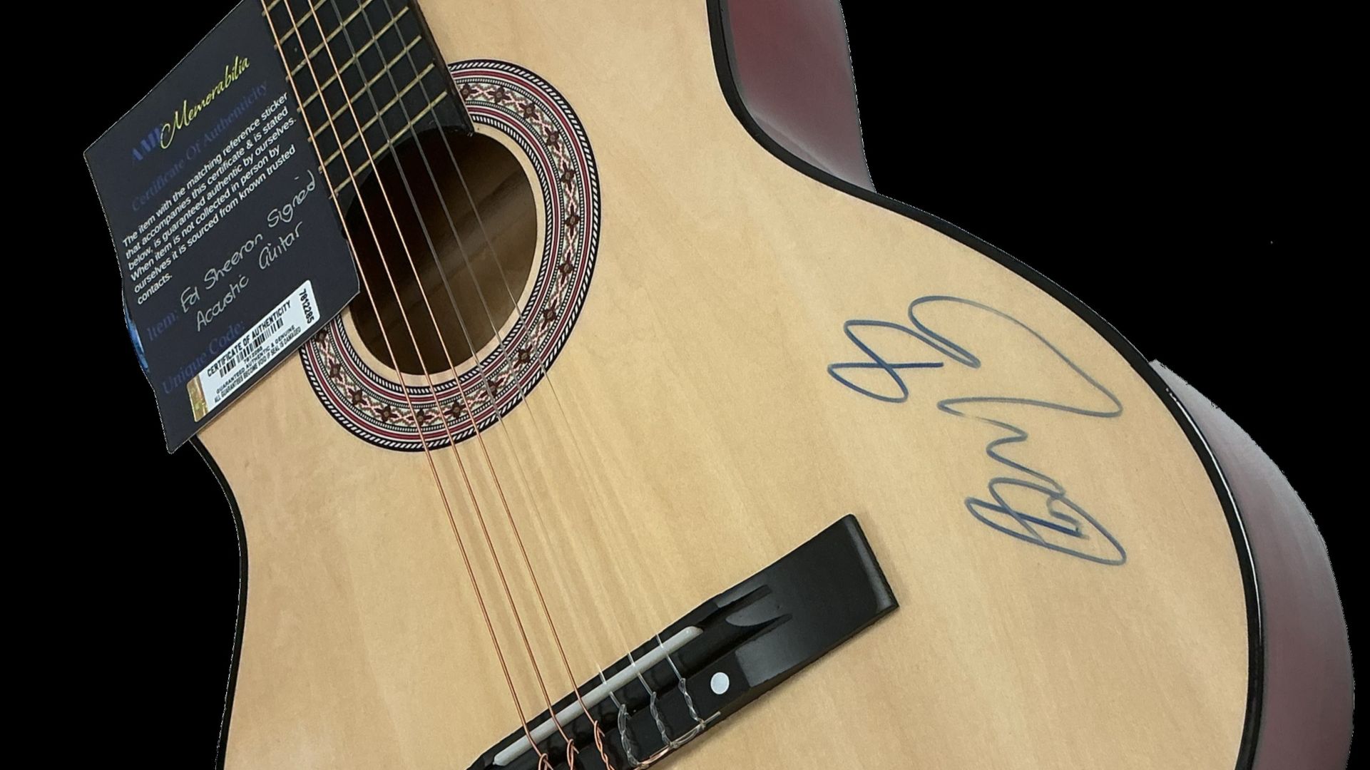 Win an Ed Sheeran Signed Guitar
