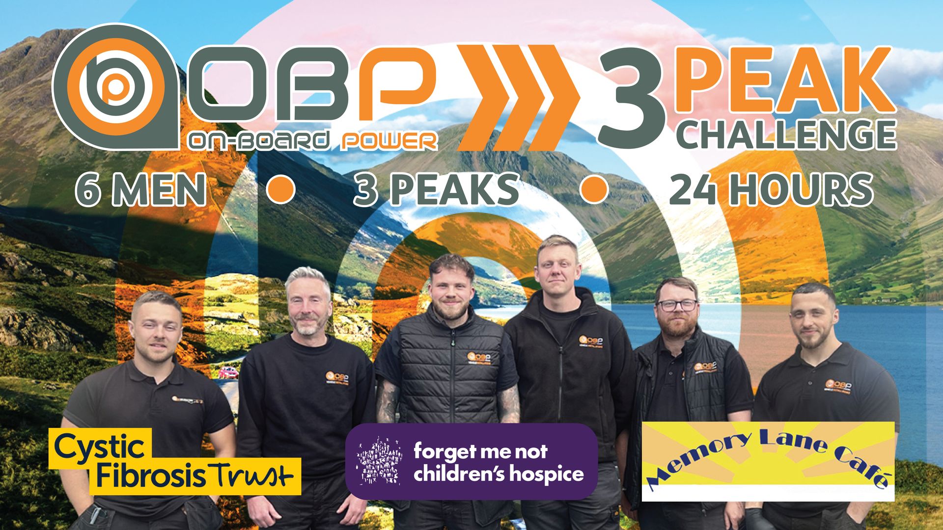 6 Amazing lads taking on the National 3 Peak Challenge in 24 Hours - Questionable Decisions..... but all for Brilliant Charities Close to Their Hearts ♥️