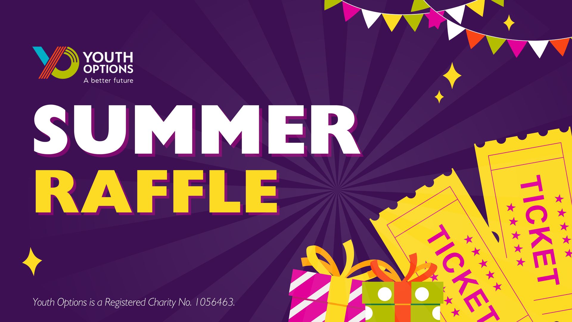 Summer Raffle in aid of Youth Options