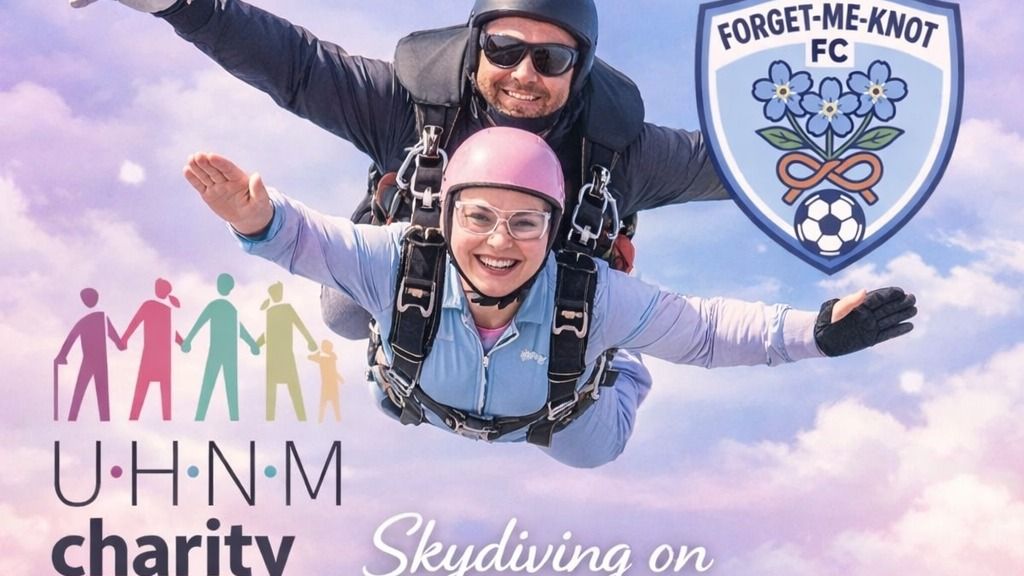 Skydive for UHNM Forget-Me-Not & Forget Me Knot FC
