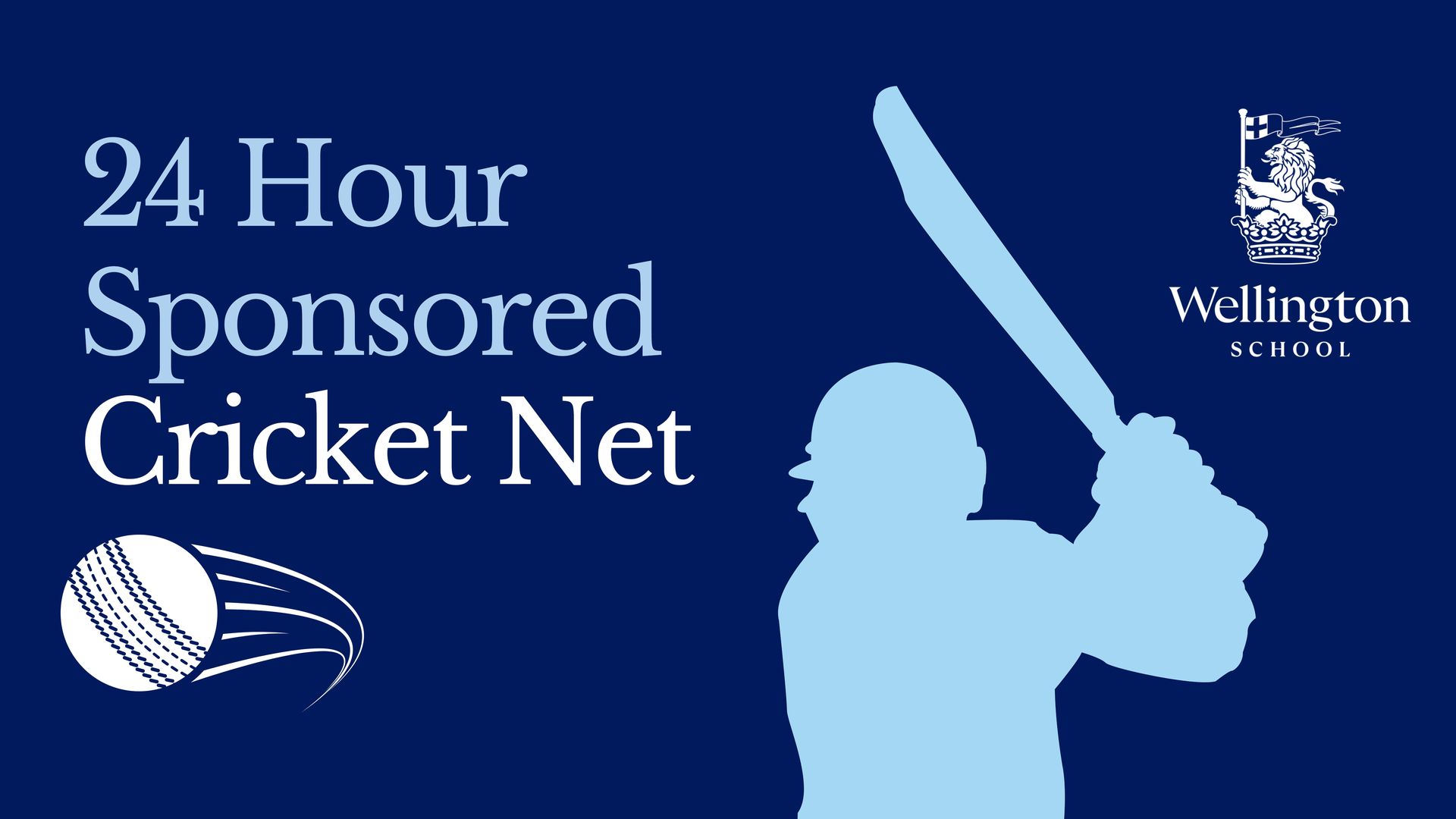 Wellington School 24-Hour Cricket Net Challenge