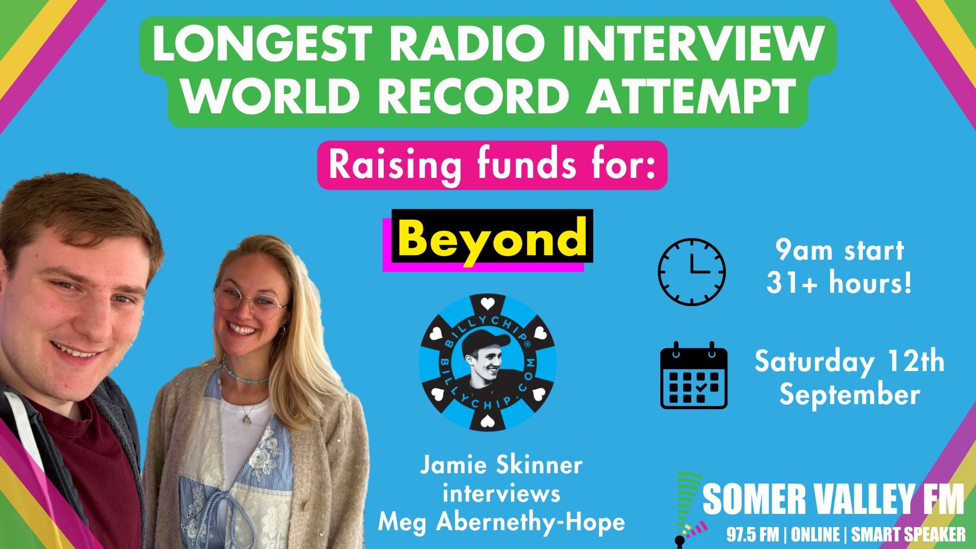 Longest Radio Interview World Record Attempt w/ Jamie Skinner and Meg Abernethy-Hope