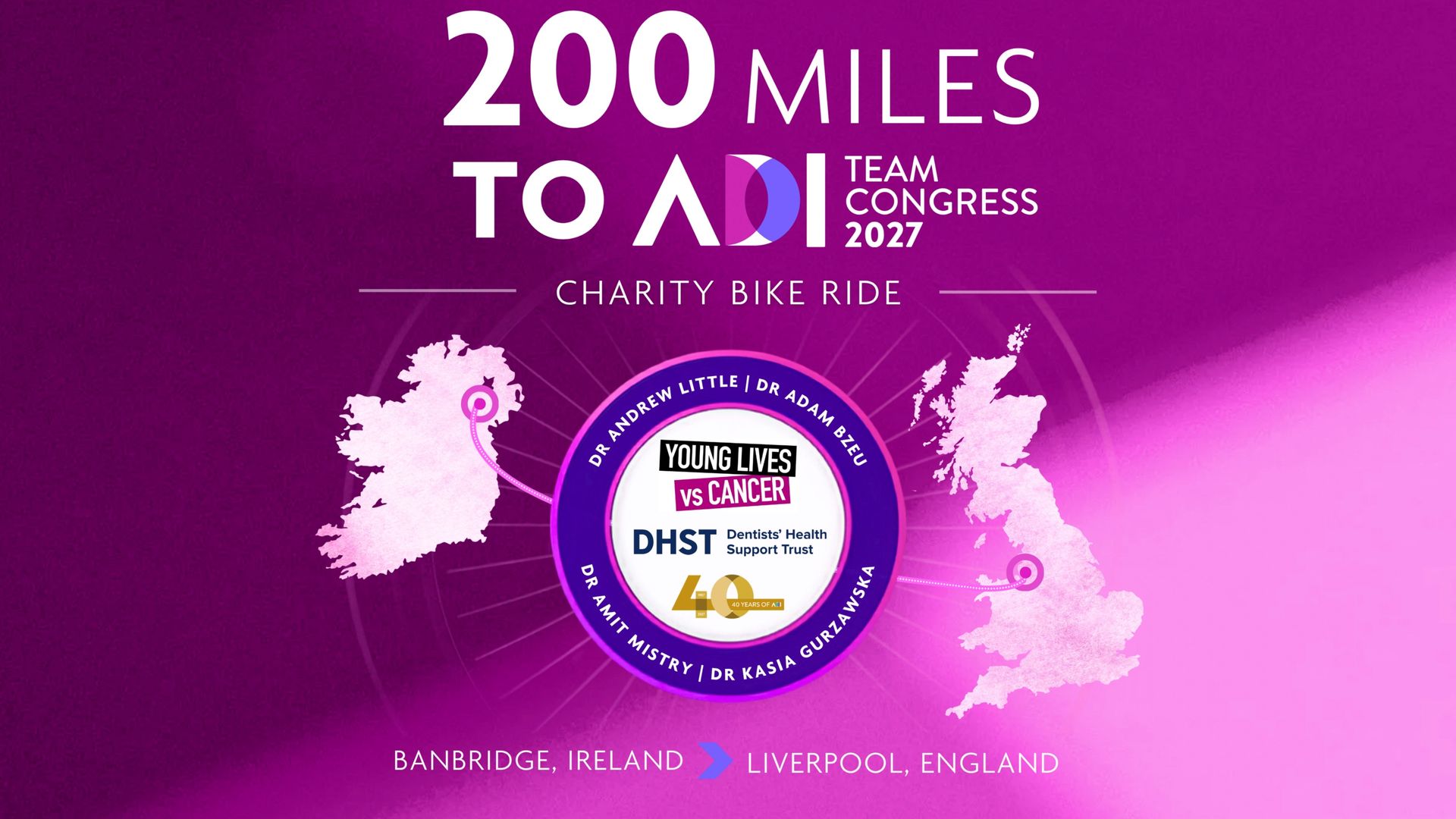 200 Miles to Congress - Cycling for Two Incredible Charities