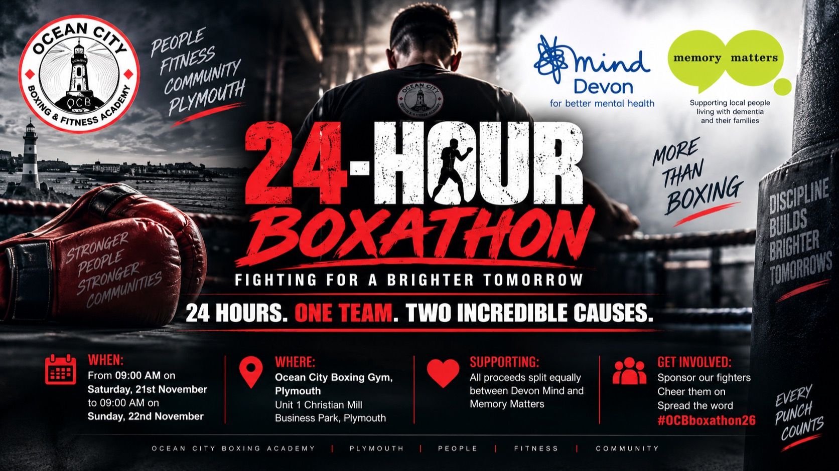 24-Hour Boxathon: Fighting for Devon Mind & Memory Matters