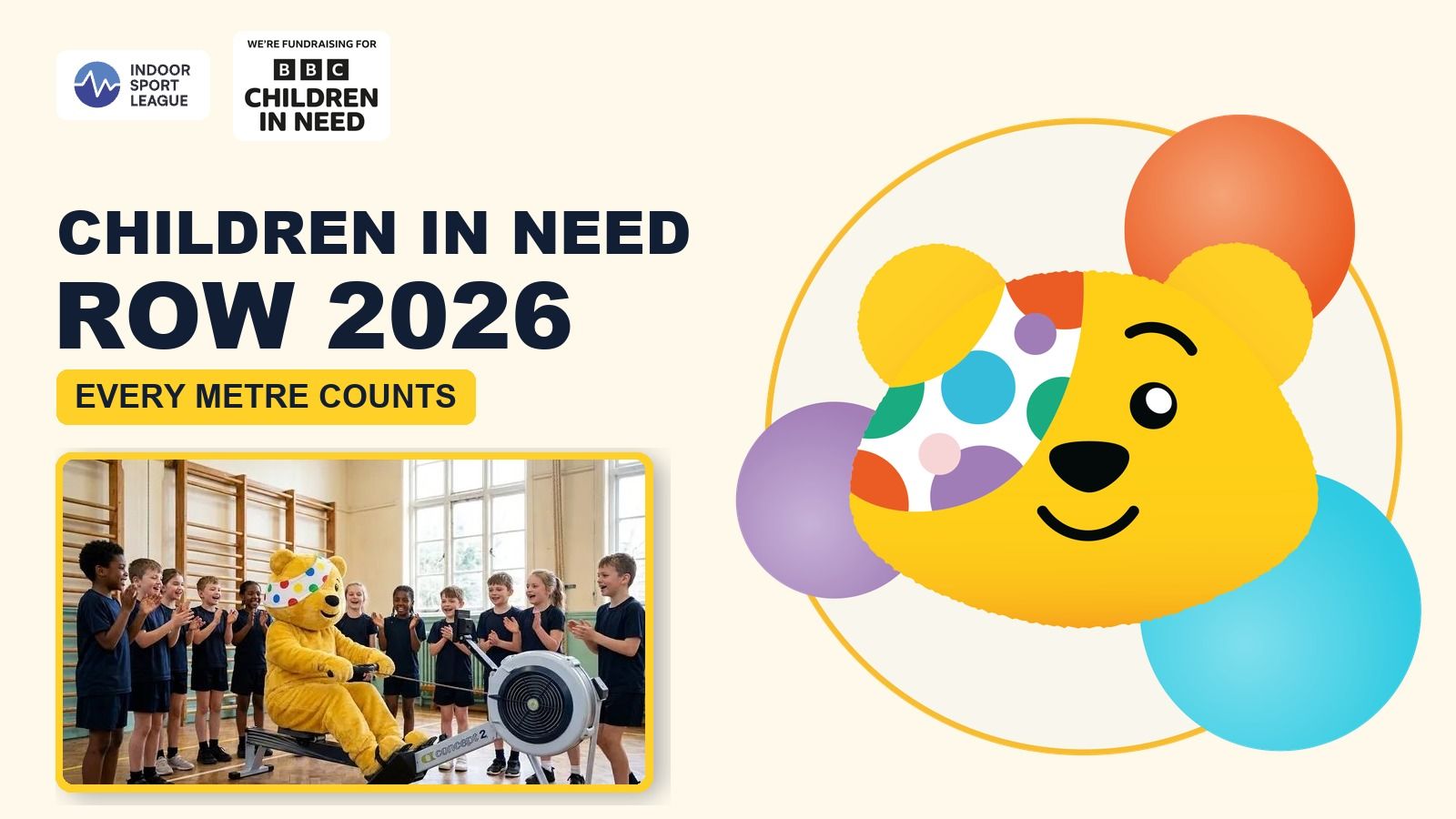 Children in Need Row 2026 — every metre counts