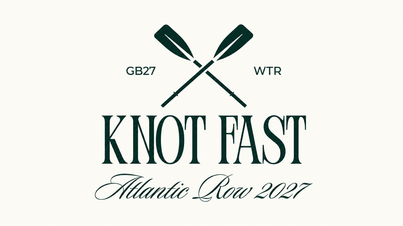 Knot Fast Atlantic Row - 4 Guys. 3,000 Miles. 4 Charities. 1 Mission.
