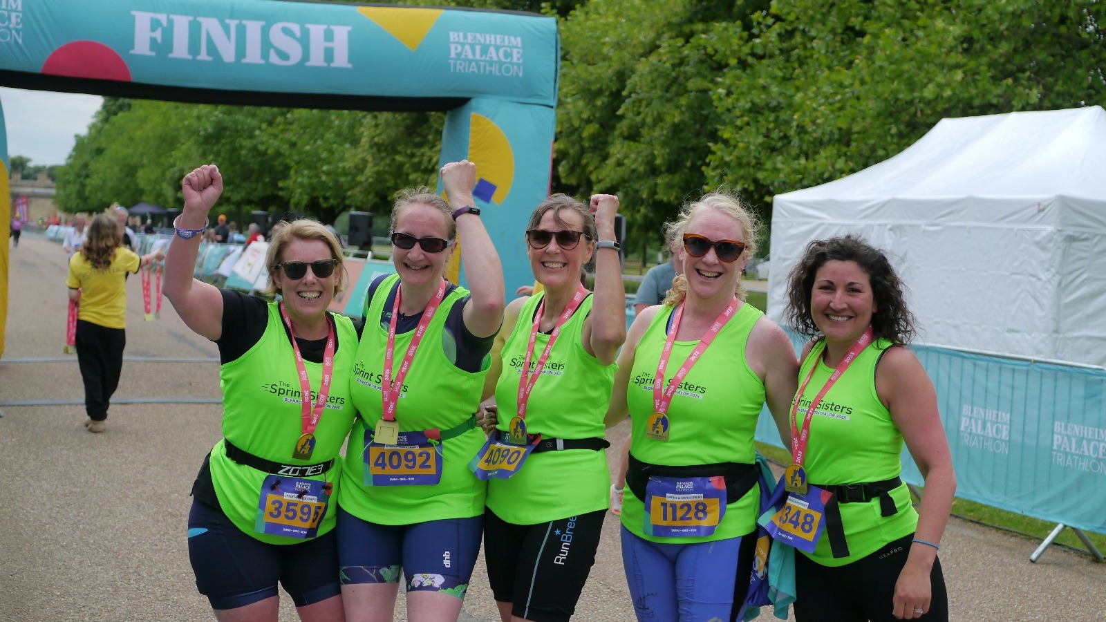 'The Sprint Sisters' Blenheim Triathalon Sunday 8th June 2025