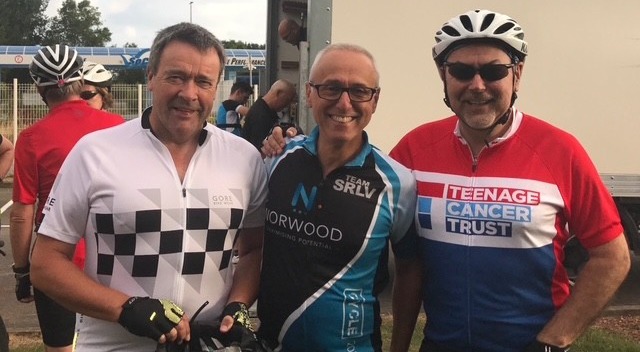 Richard, Laurence and Charles Last SRLV Charity Bike Ride September 2025