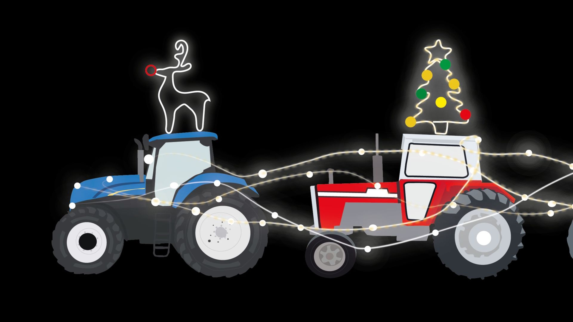 Suffolk Tractor Light Parade