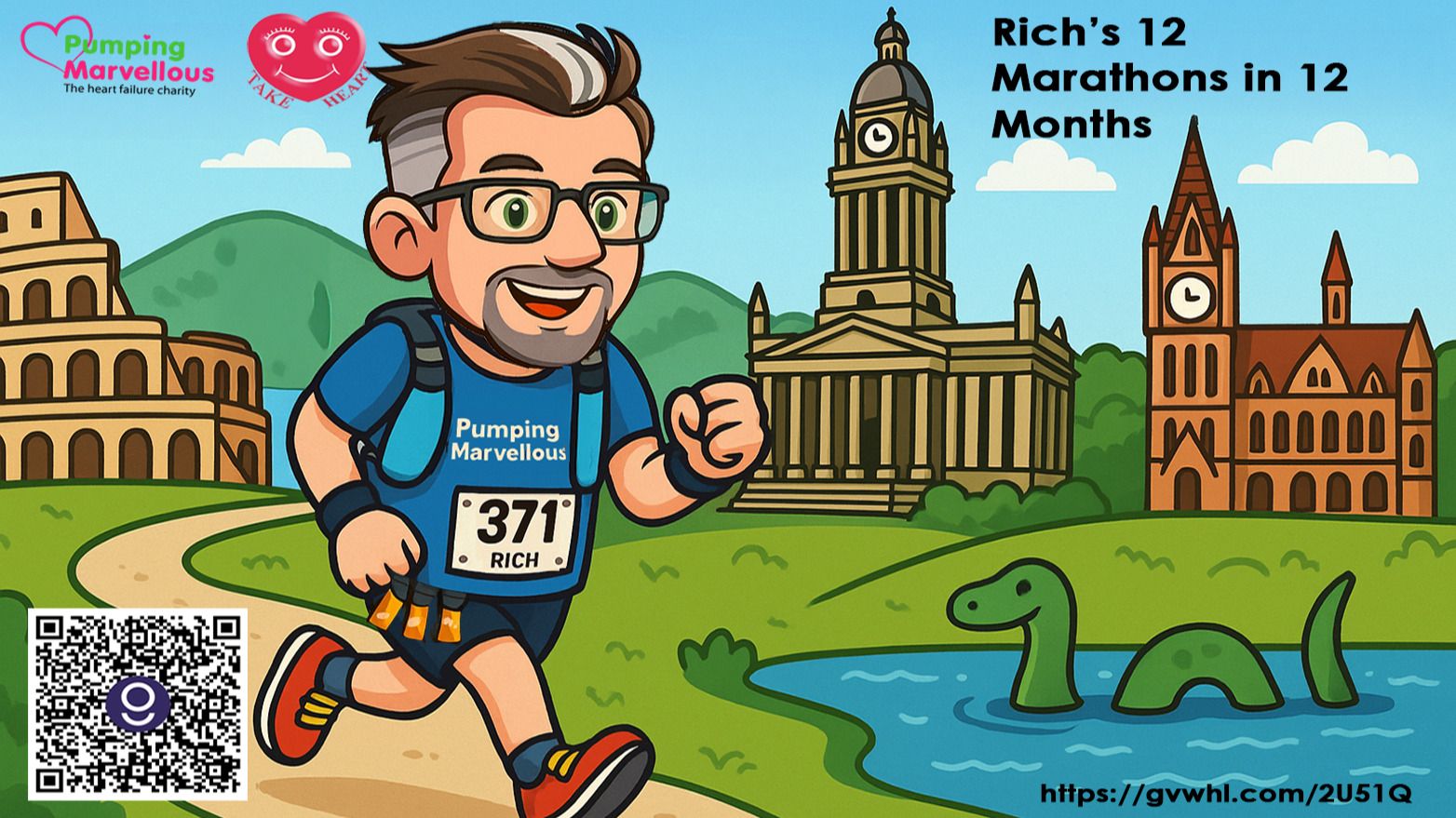 Rich's 12 Marathons in 12 Months – Running for Hearts