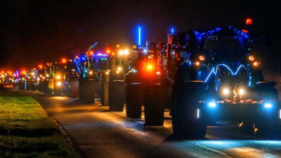 2025 Dolgellau - Barmouth - Porthmadog Christmas Tractors With Lights Parade 14th December