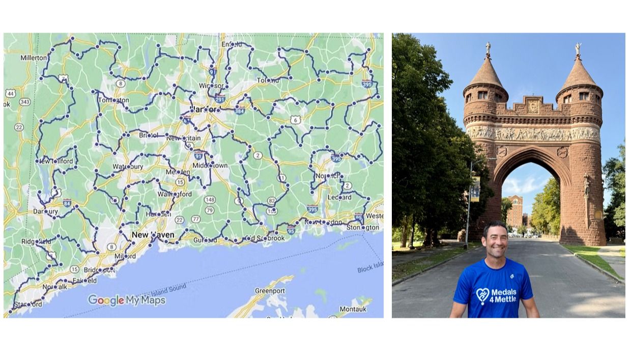 Shan's 1,100-mile run through 169 Connecticut Towns