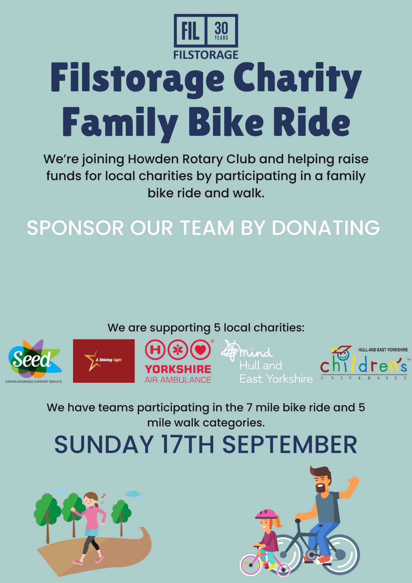 Family Charity Bike Ride and Walk