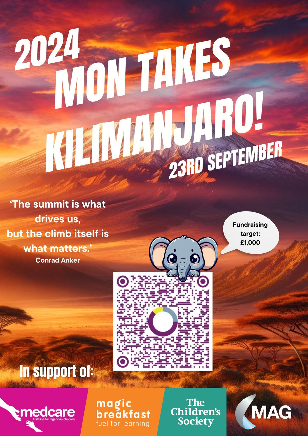 Mon Takes Kilimanjaro