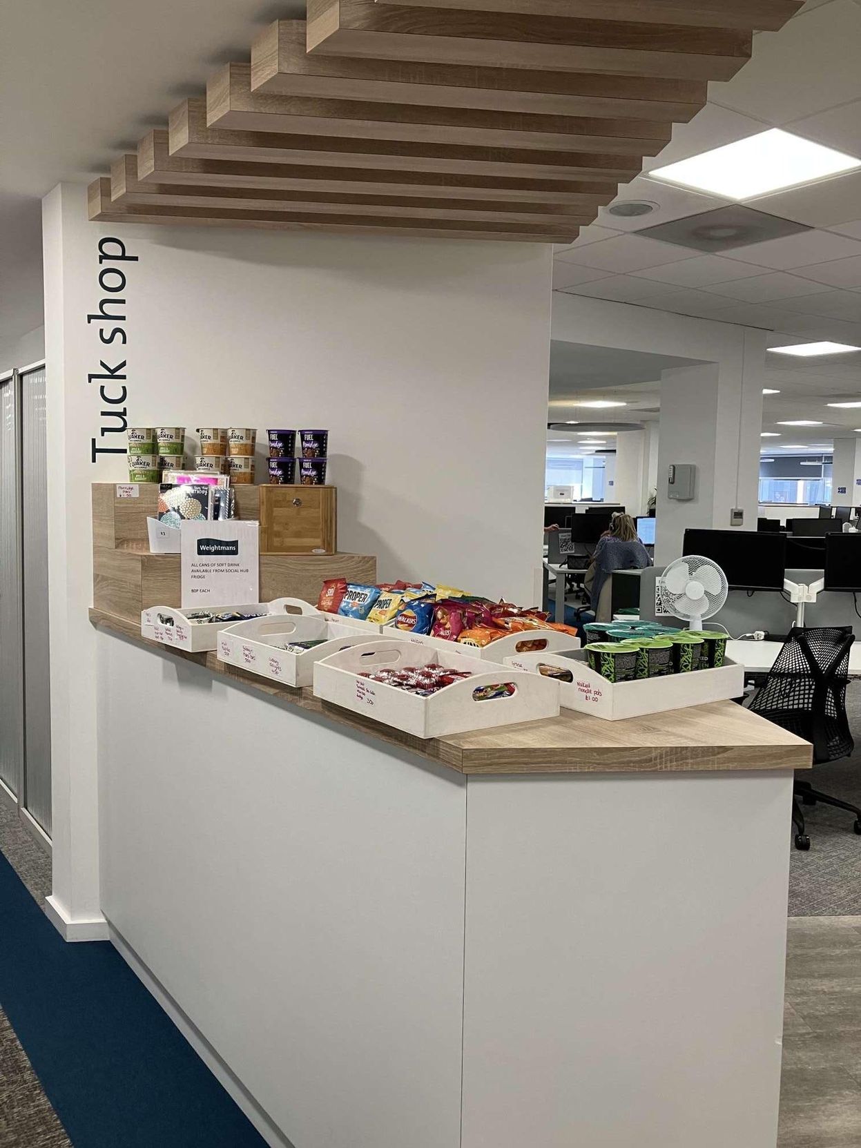 Weightmans Liverpool CSR's Liverpool Office Tuck Shop