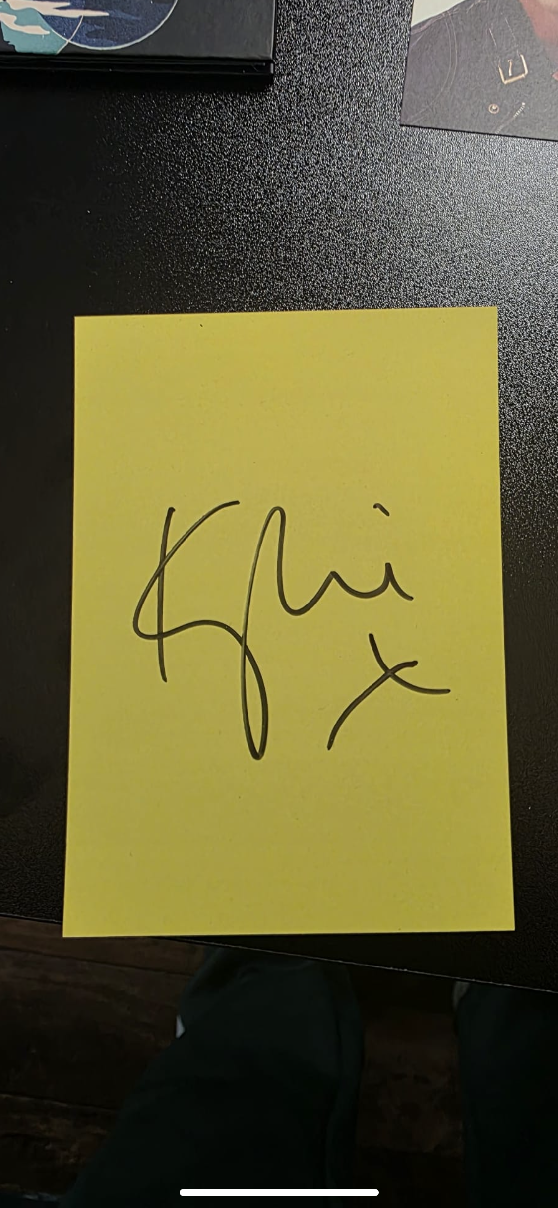 Kyle minogue Signed Flyer